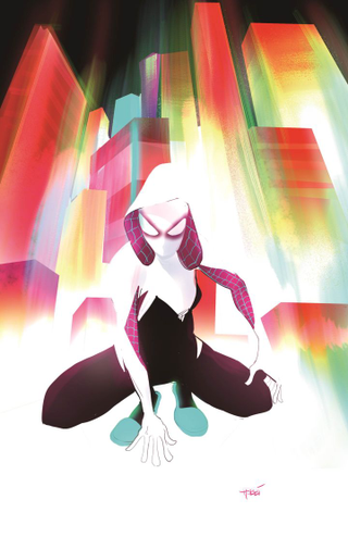 Illustration for article titled Spider-Gwen stumbles, Lost Property charms, and Blammo impresses